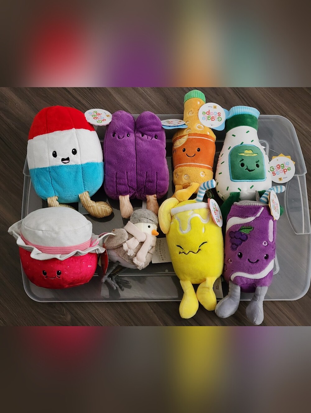 Lot Of 8 - Gigglescape Assorted Plush Toy